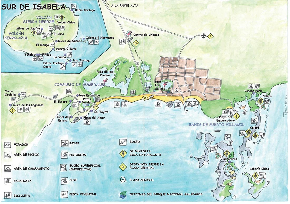 mapa isabela istourex